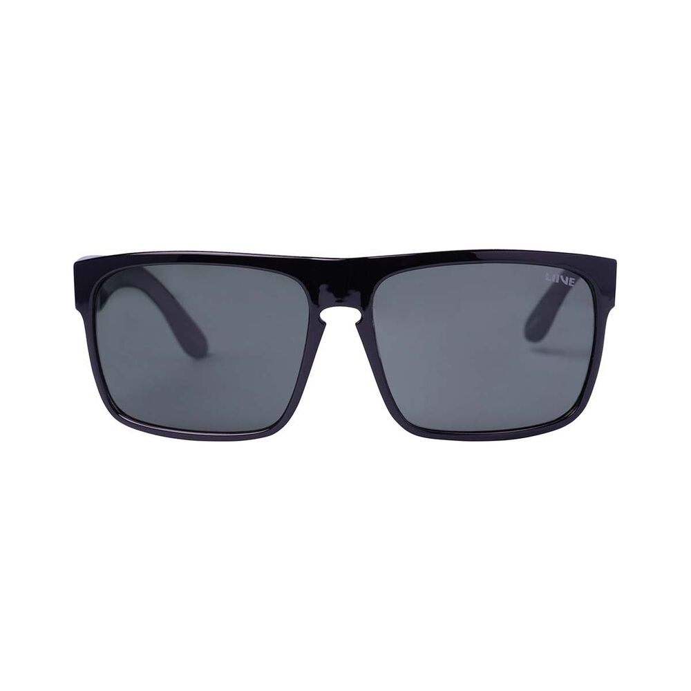 Liive Men's Voyager Polarised Sunglasses Matt Black with Grey Lens