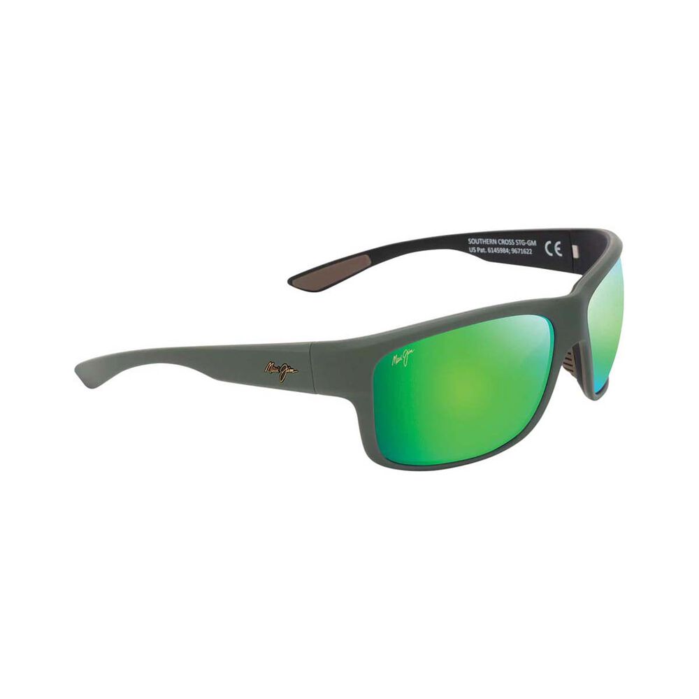 Maui Jim Men's Southern Cross Sunglasses with Green Mirror