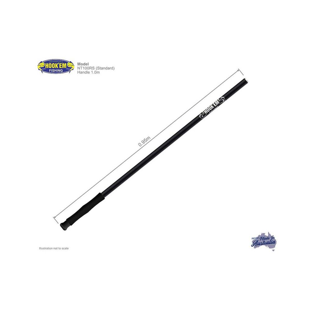 Hook'em Rubberised Standard Landing Net 100cm