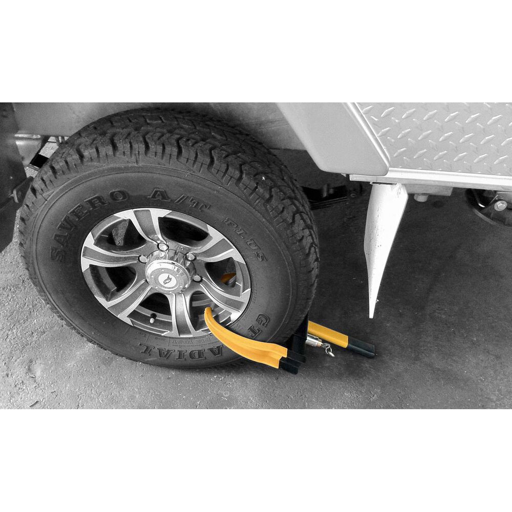 Haigh Adjustable Locking Heavy Duty Wheel Clamp