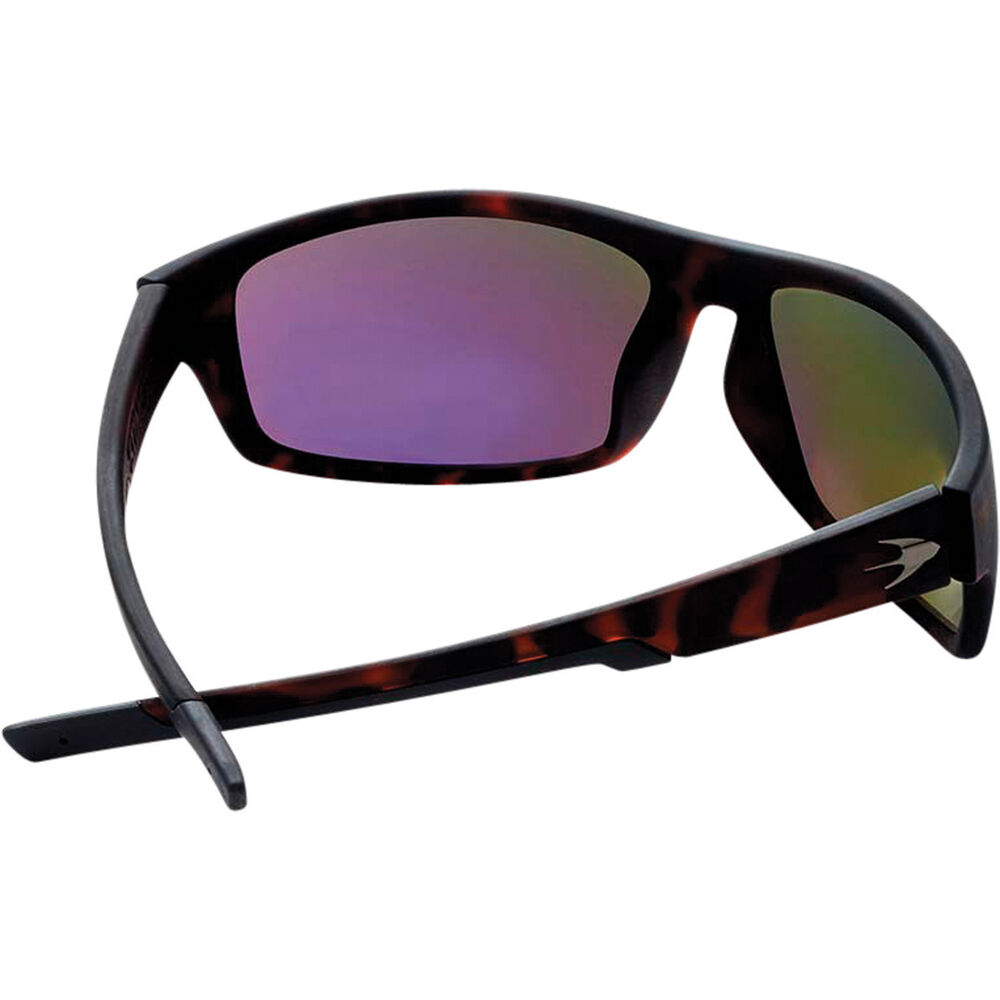 Stingray Flathead Polarised Sunglasses Brown with Green Lens