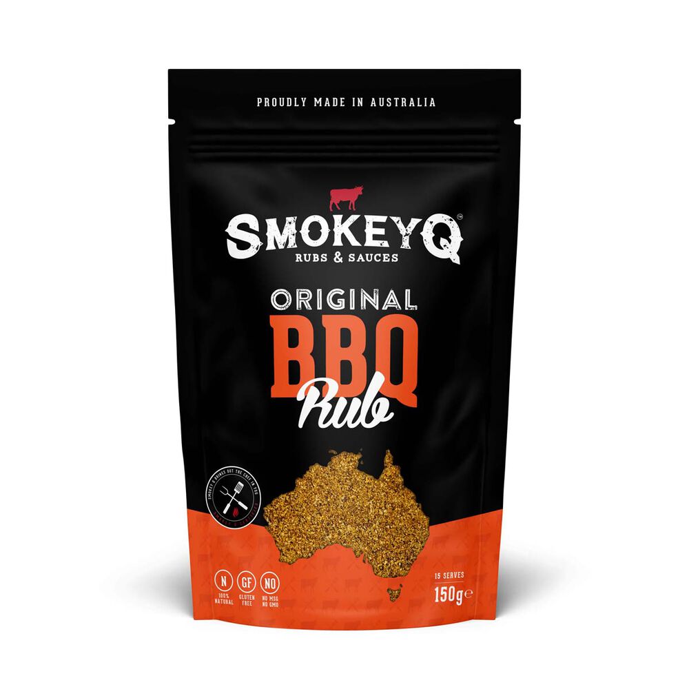 Smokey Q Original BBQ Rub Pouch 150G