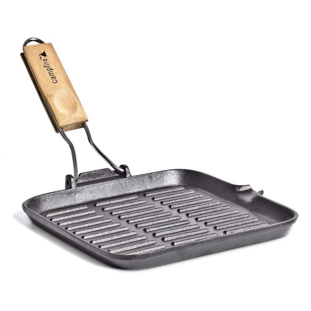Campfire Cast Iron Frying Pan - Square, 24cm