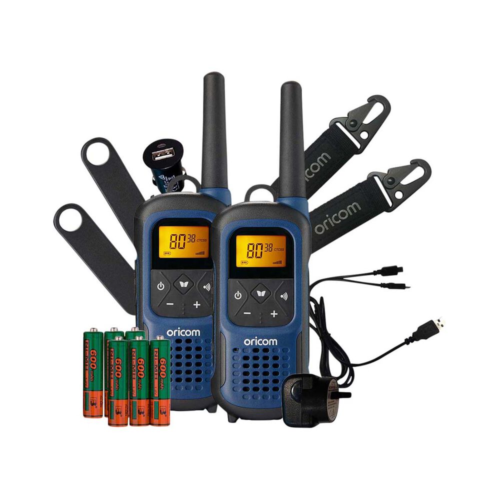 Oricom Waterproof UHF - 2W, 2 Pack, UHF2295-2BL