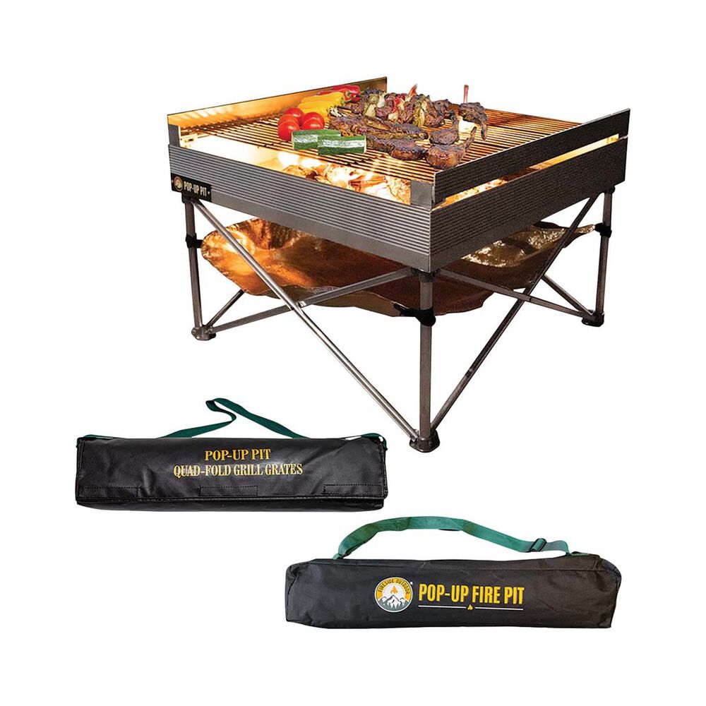 Fireside Quad-Fold Grill Grates for the Pop-Up Fire Pit