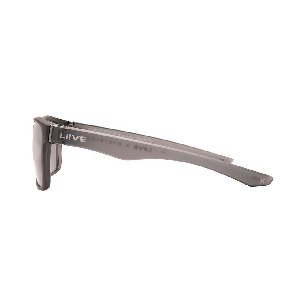 Liive X Outlaw Men's Polarised Sunglasses Black/Grey with Grey Lens