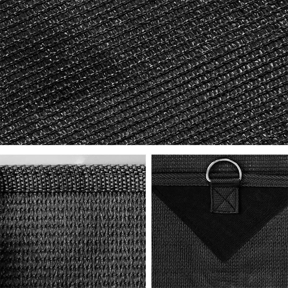TRA 4.87m x 1.8m Caravan Privacy Screen Black