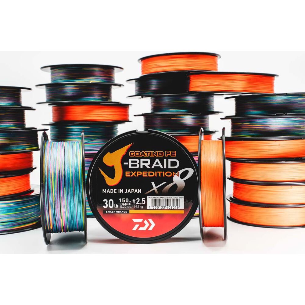 Daiwa J-Braid Expedition Braid Line Multi 150m