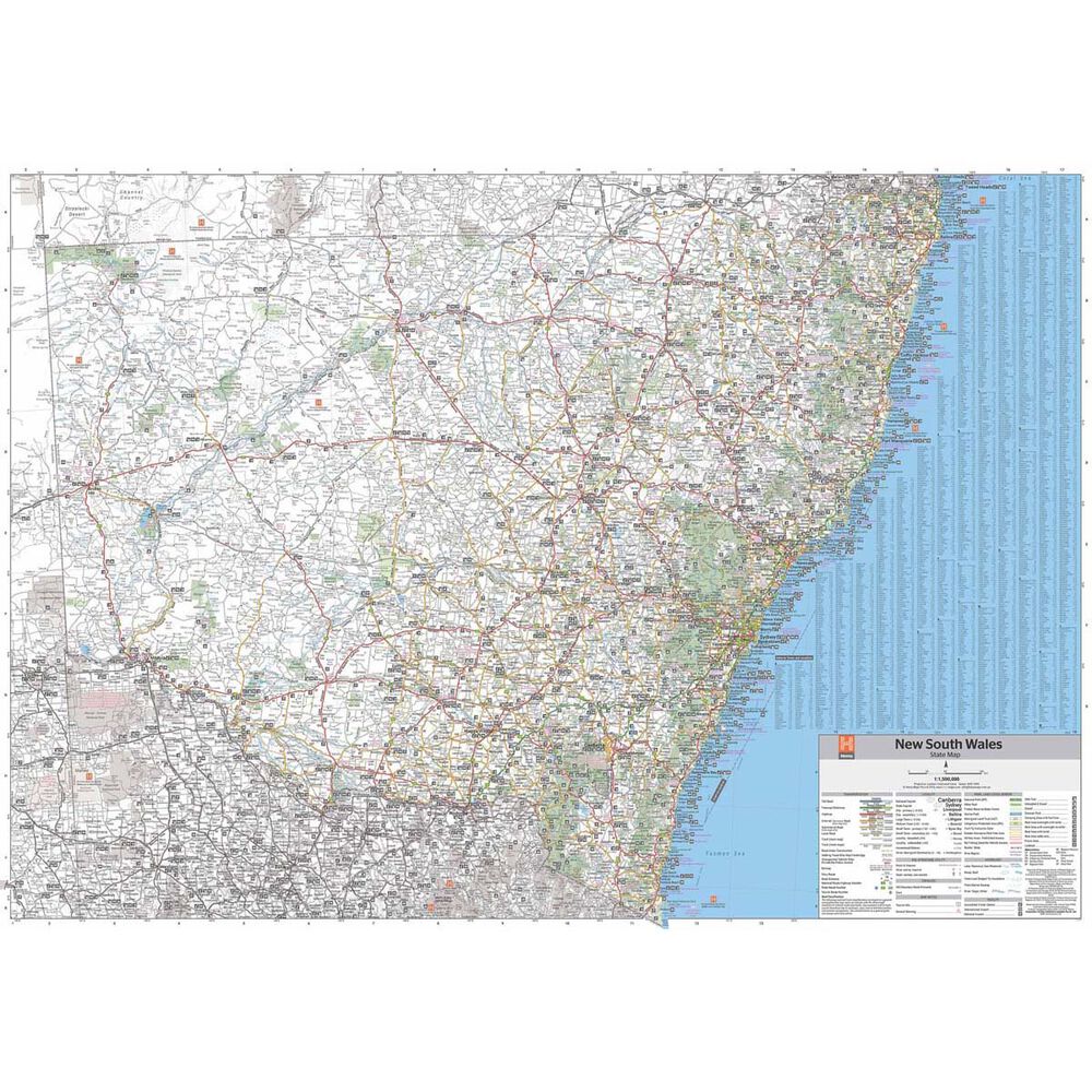 Hema New South Wales State Map