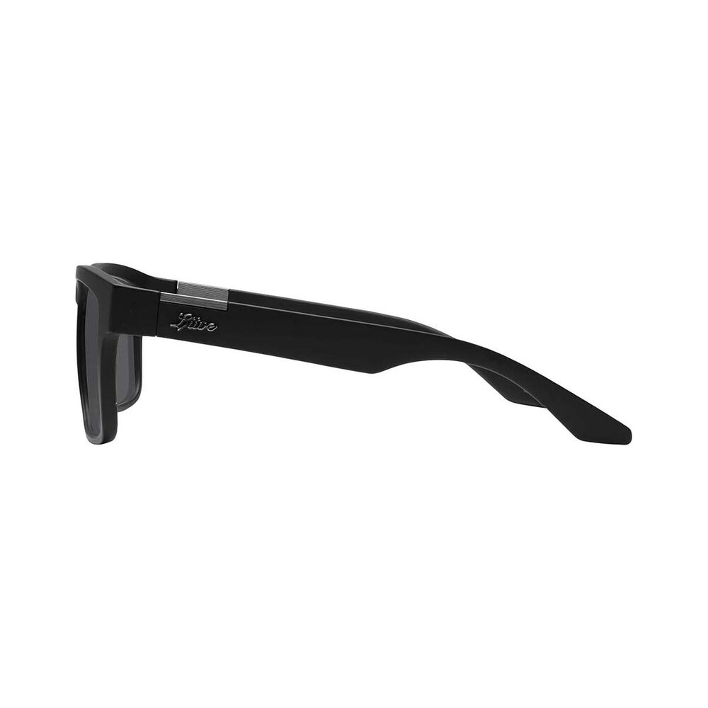 Liive Men's Vudu Polarised Sunglasses Black with Black Lens