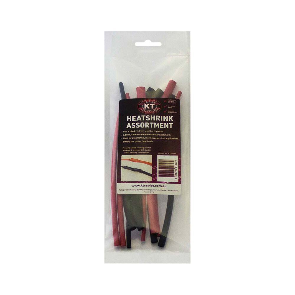 KT Cables 3-5mm Assorted Red / Black Heat Shrink