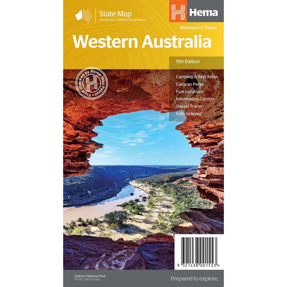 Hema Western Australia State Map (11th Edition)
