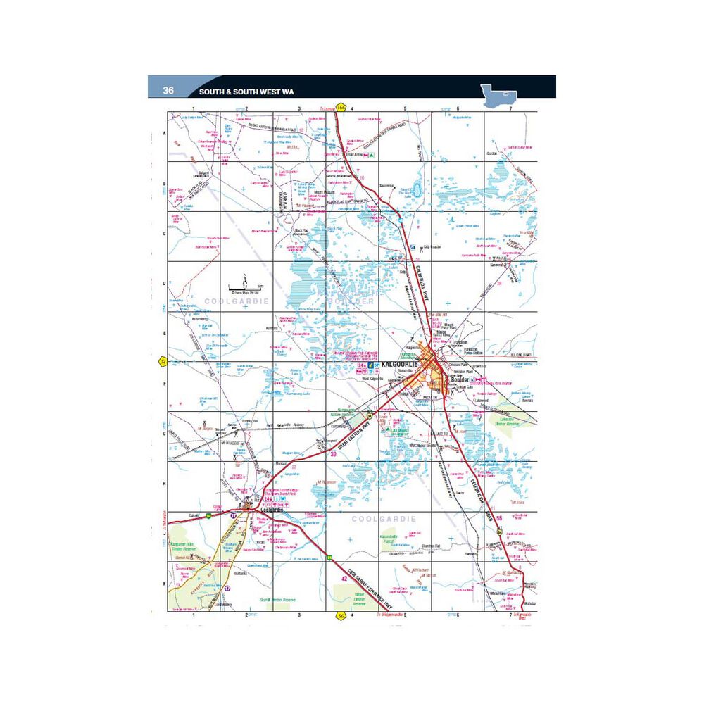 Hema Western Australia Road & 4WD Track Atlas (3rd Edition)