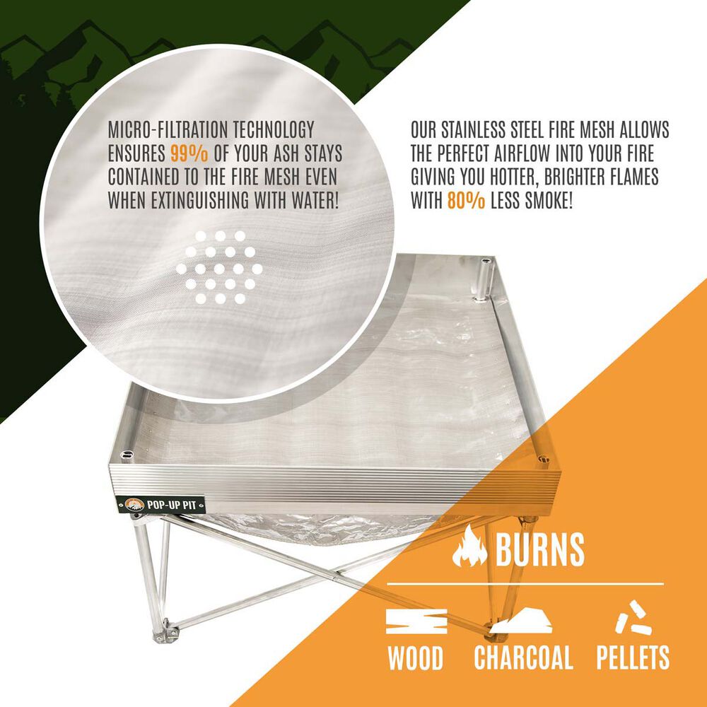 Fireside Portable Popup Fire Pit