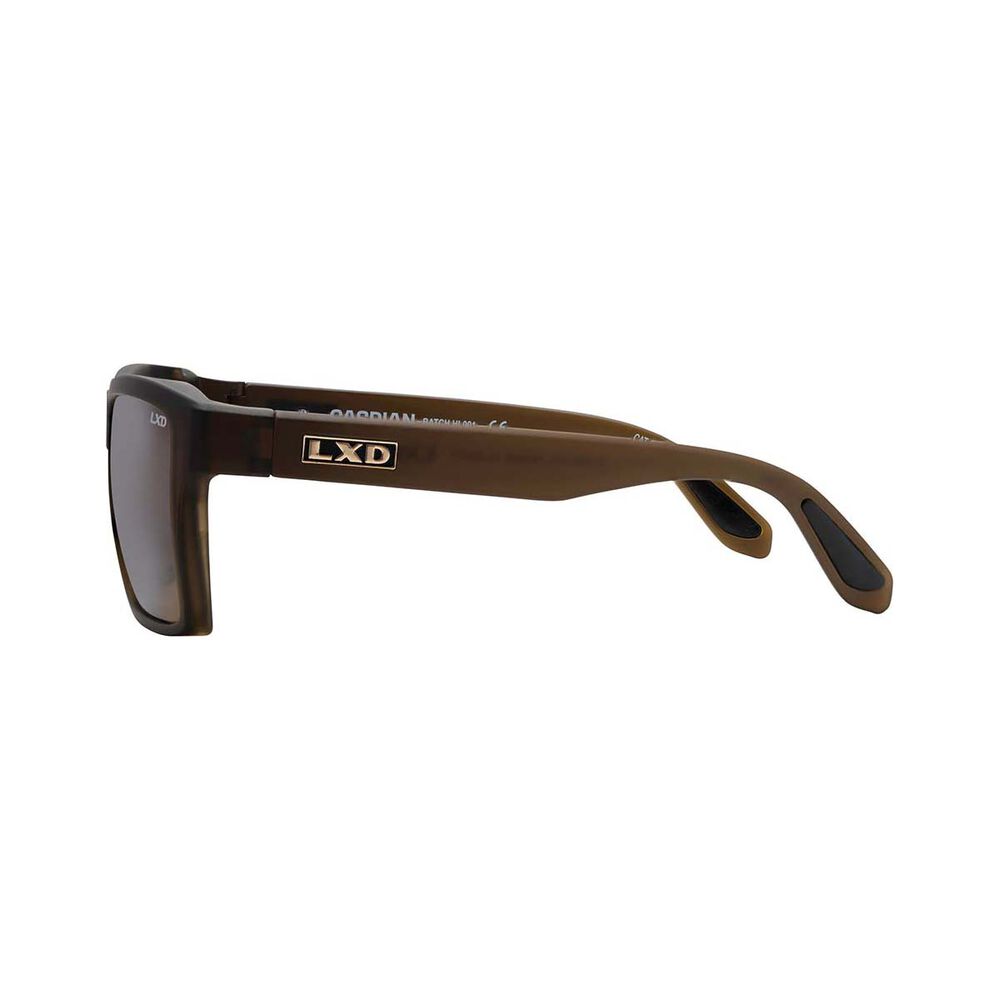 LXD Men's Caspian Polar Sunglasses Matt Brown with Brown Lens