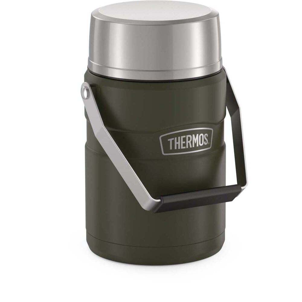 Thermos King Vacuum Insulated Food Jar 1.39L Matte Army