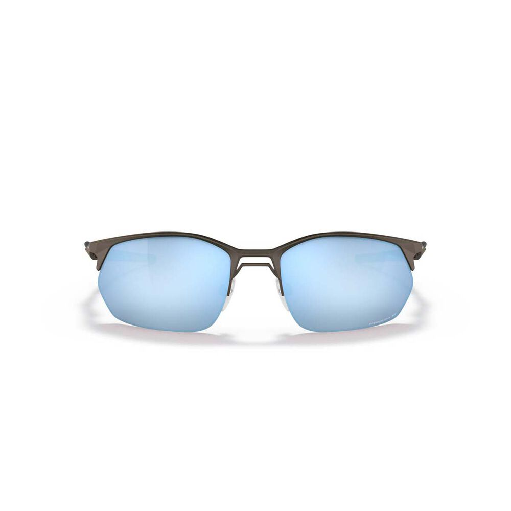 Oakley Wire Tap 2.0 Polarised Sunglasses Satin Lead with Prizm Lens