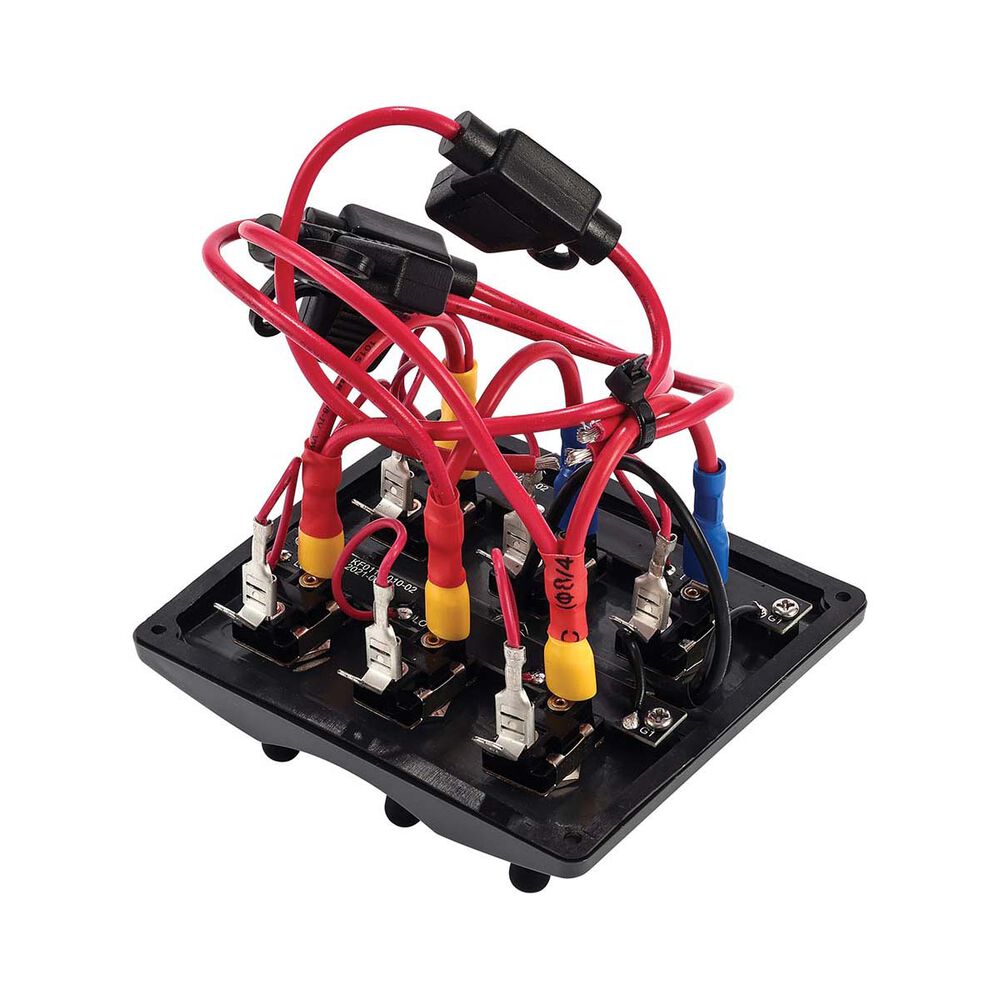Bowline Switch Panel 6 Gang Black