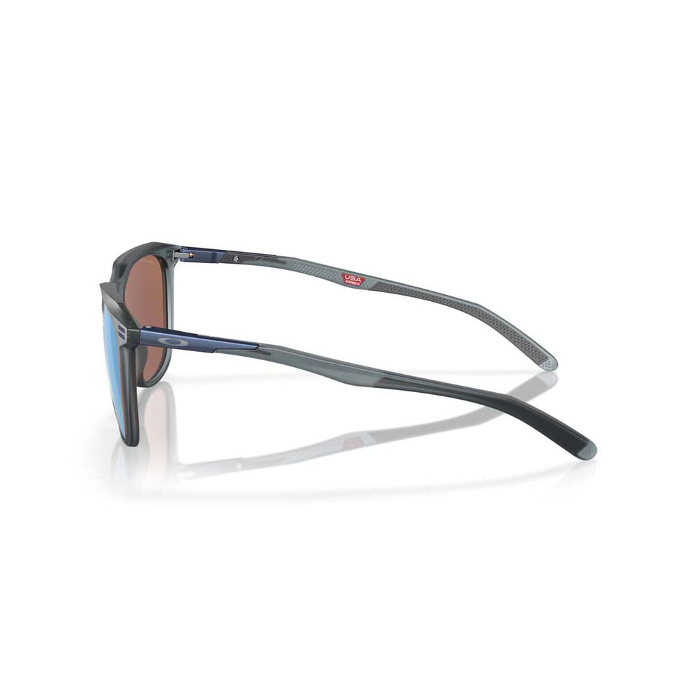 Oakley Thurso Polarised Sunglasses Matte Crystal Black with Prizm Lens