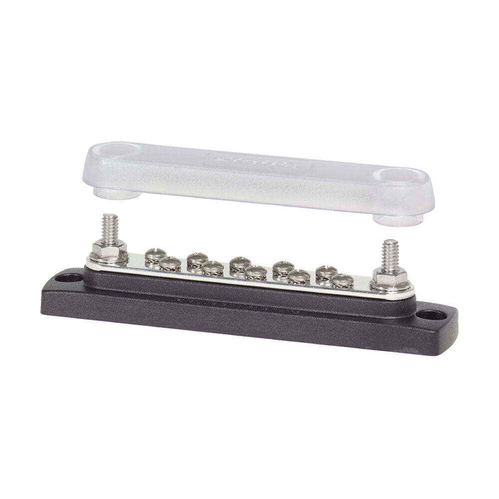 Blue Sea Systems 10 Gang Busbar with Cover