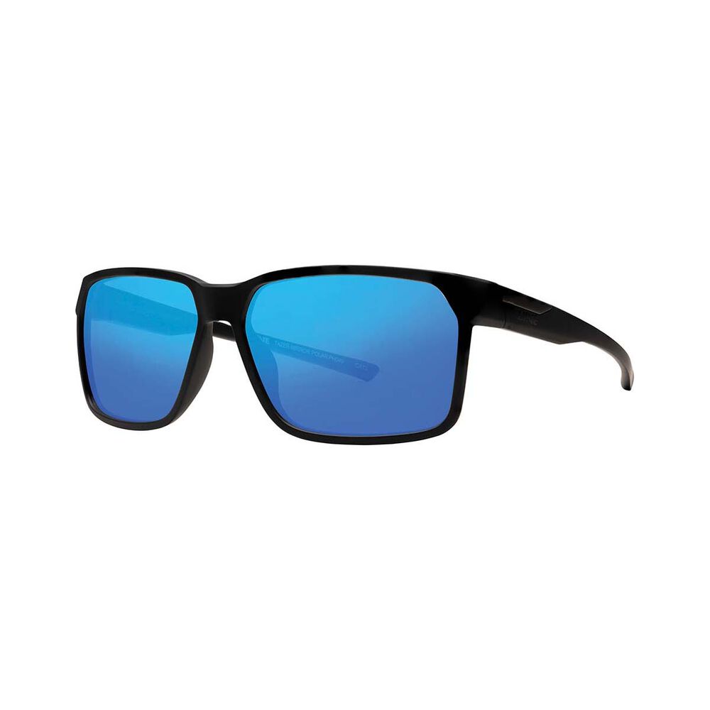 Liive Men's Tazer Polarised Sunglasses Black with Blue Lens