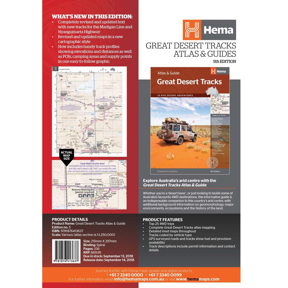 Hema Great Desert Tracks Atlas and Guide (5th Edition)