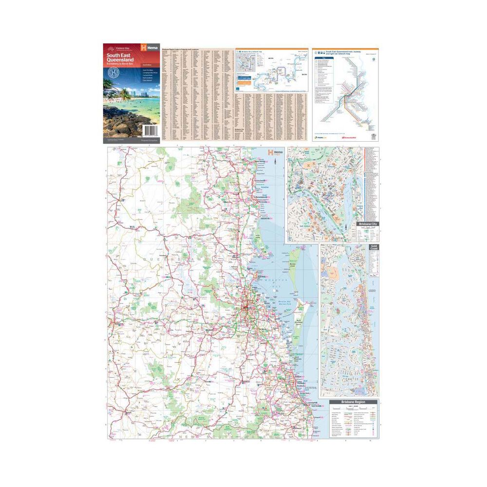 Hema Map Southeast Queensland Map