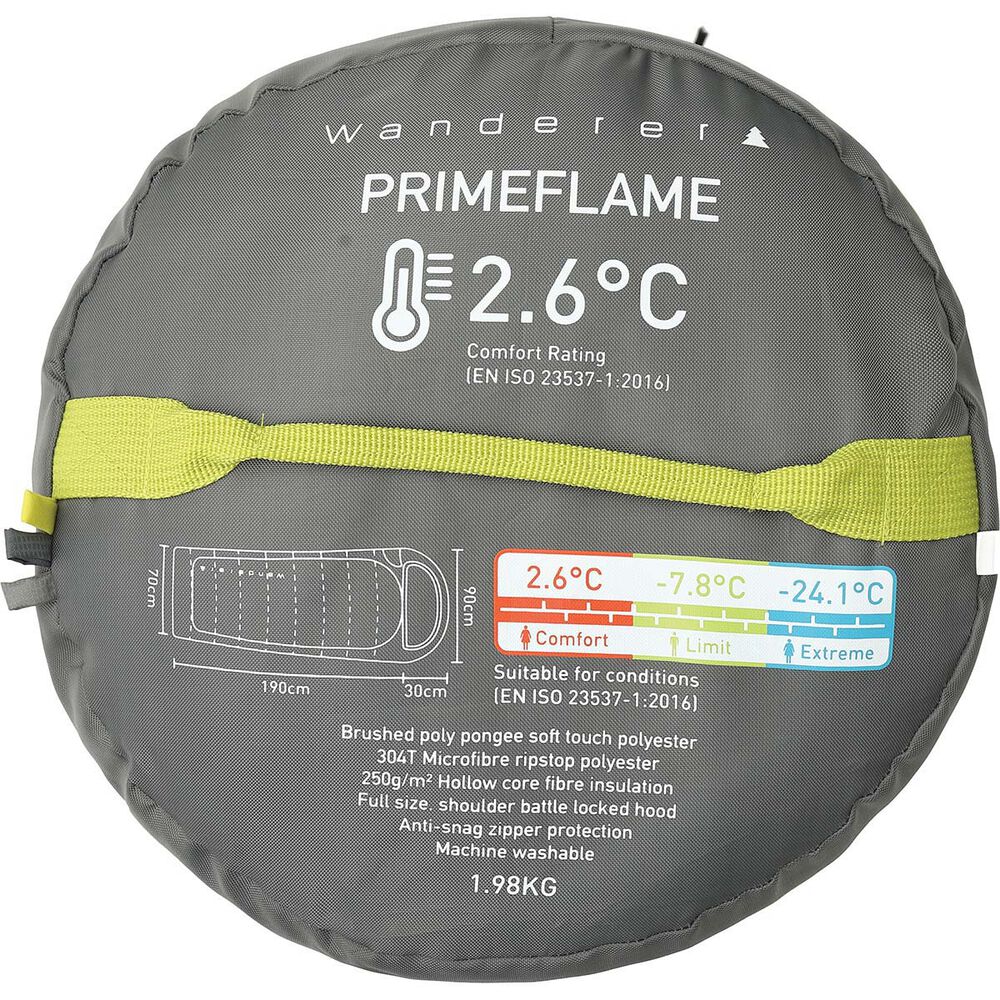 Wanderer PrimeFlame 2.6°C Hooded Sleeping Bag