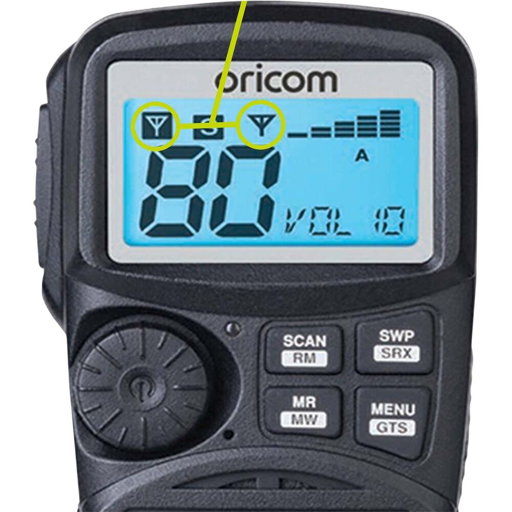 Oricom UHF CB Dual Receive Radio 5W UHF350DR