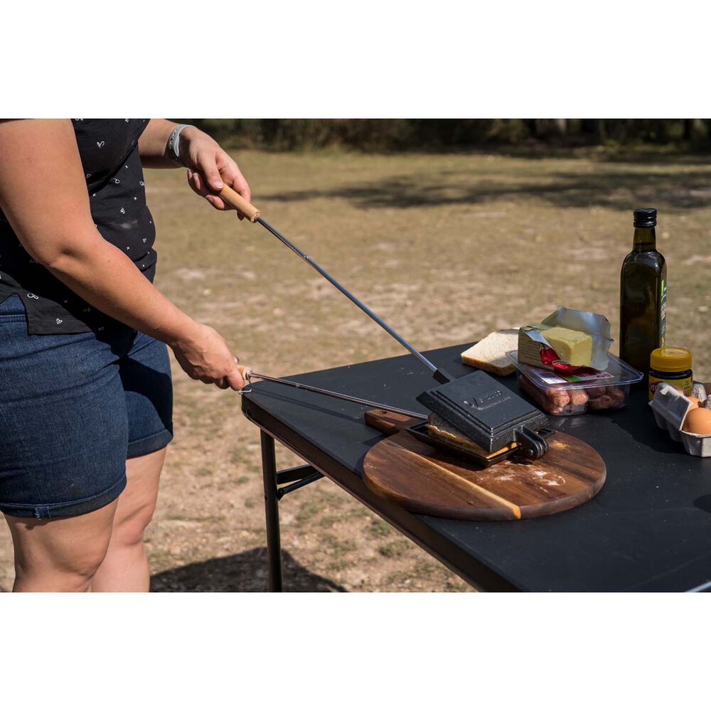 Campfire Cast Iron Jaffle Iron - Jumbo, Single