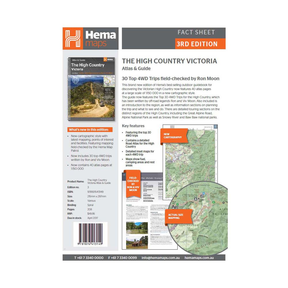 Hema Victorian High Country Atlas & Guide (3rd Edition)