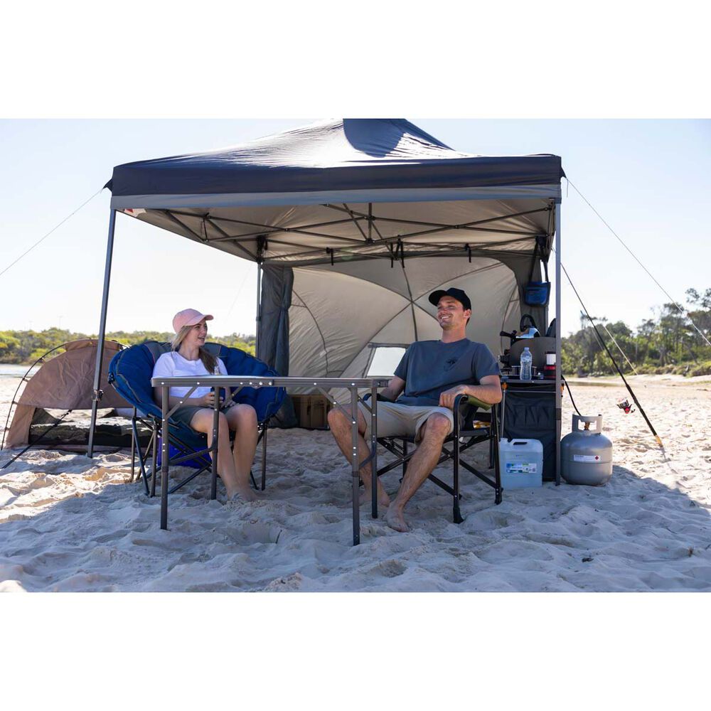 Wanderer Lightweight Directors Chair with Side Table 135kg