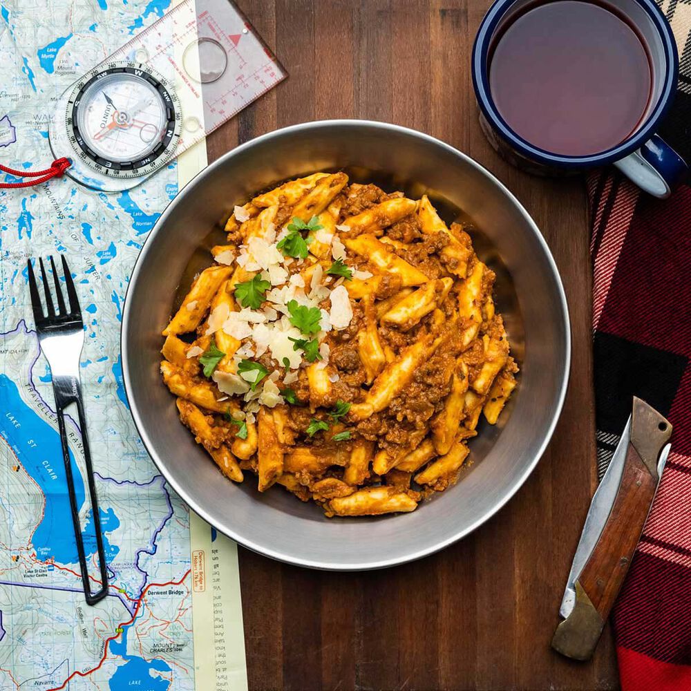 Campers Pantry Freeze Dried Penne Bolognese Single Serve
