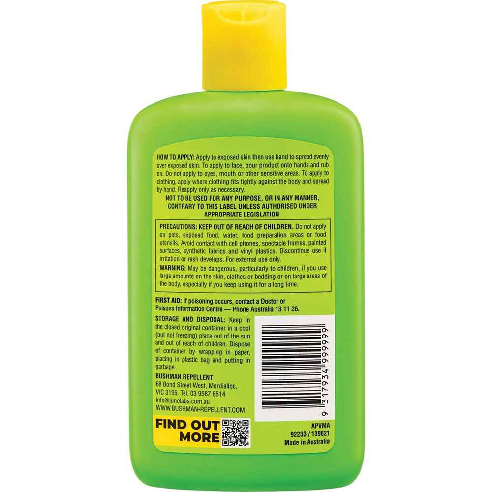 Bushman Repellent Fragrance Free Lotion 175ml