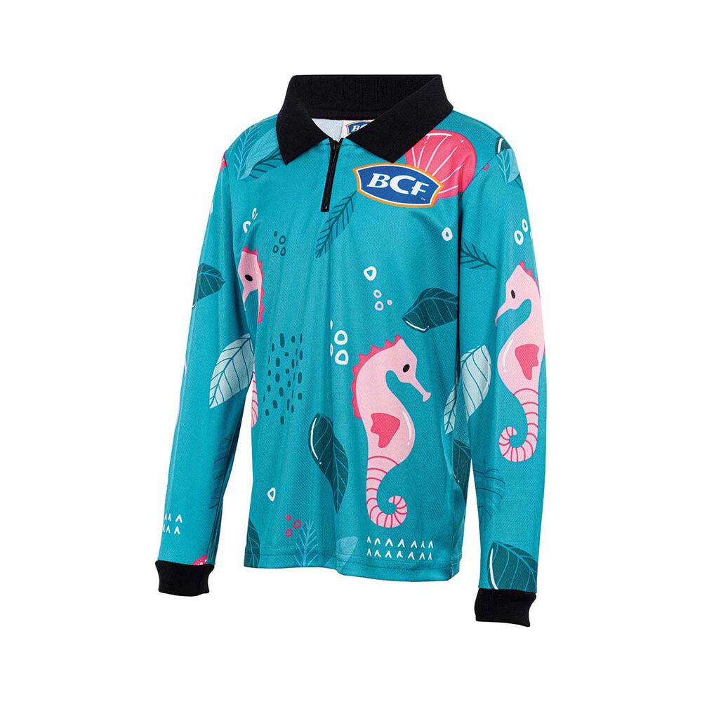 BCF Kids' Seahorse Sublimated Polo