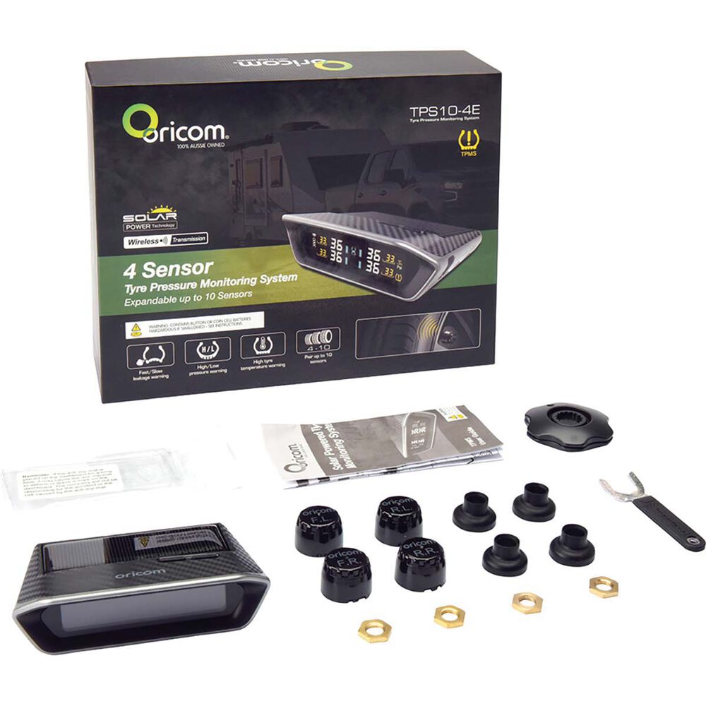 Oricom 4 Sensor Tyre Pressure Monitoring System
