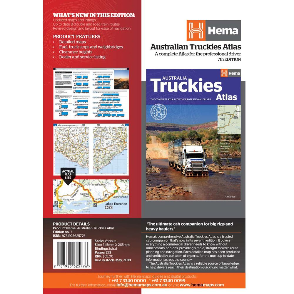 Hema Map Australia Truckies Atlas