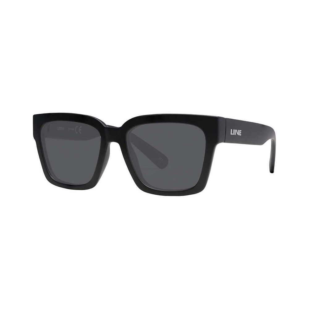 Liive Kids' Lenny Sunglasses Matt Black with Grey Lens
