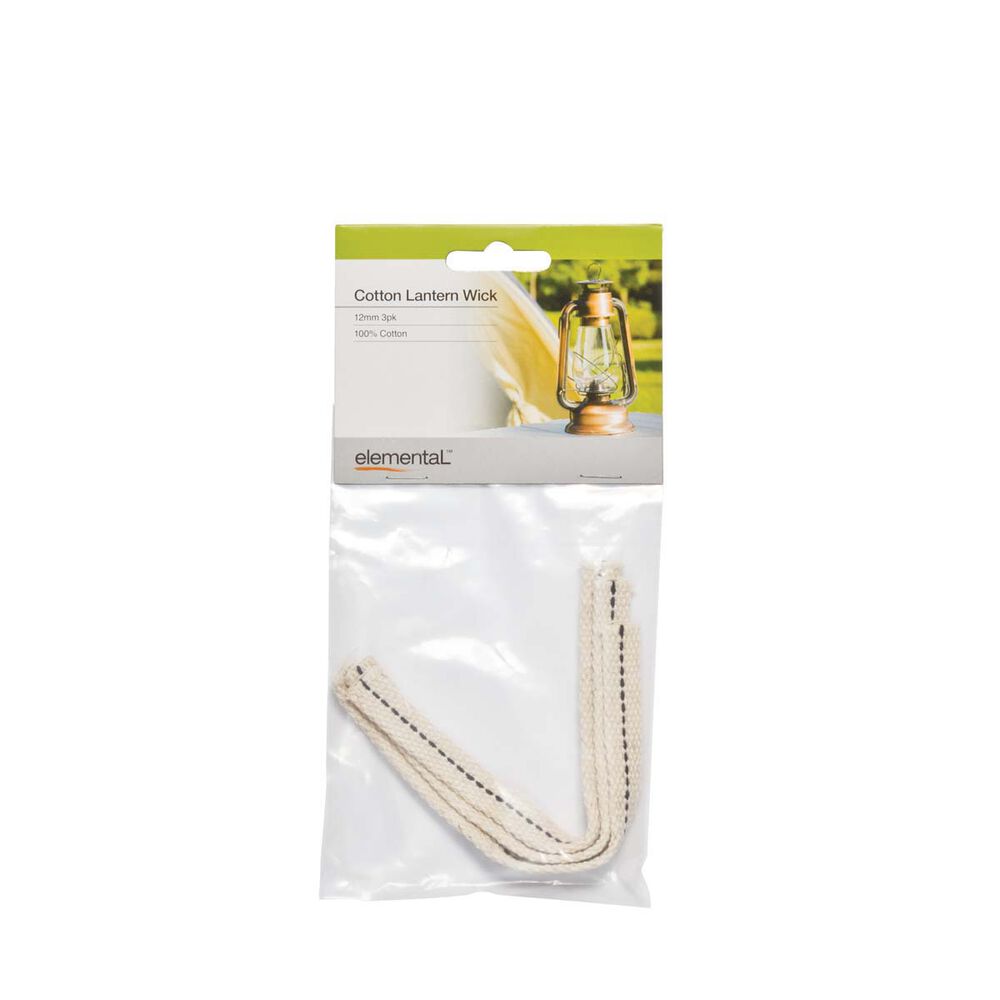 Elemental Cotton Lamp Wick 12mm 3 Pack