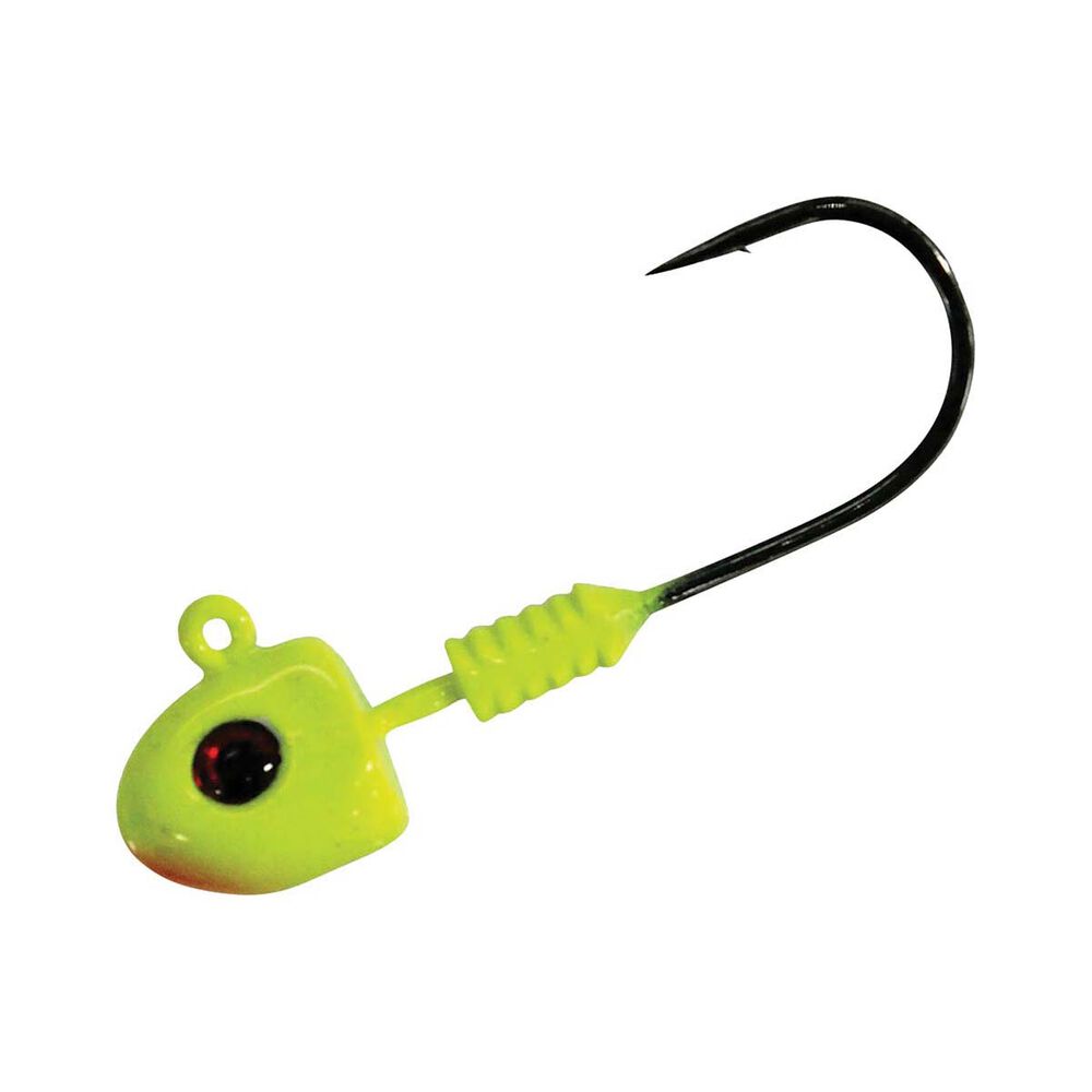 TT Fishing Demonz Jig Head Chartreuse 3 Pack