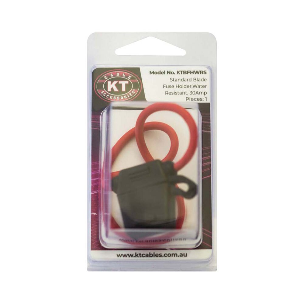 KT Cables Water Resistant Standard Blade Fuse Holder