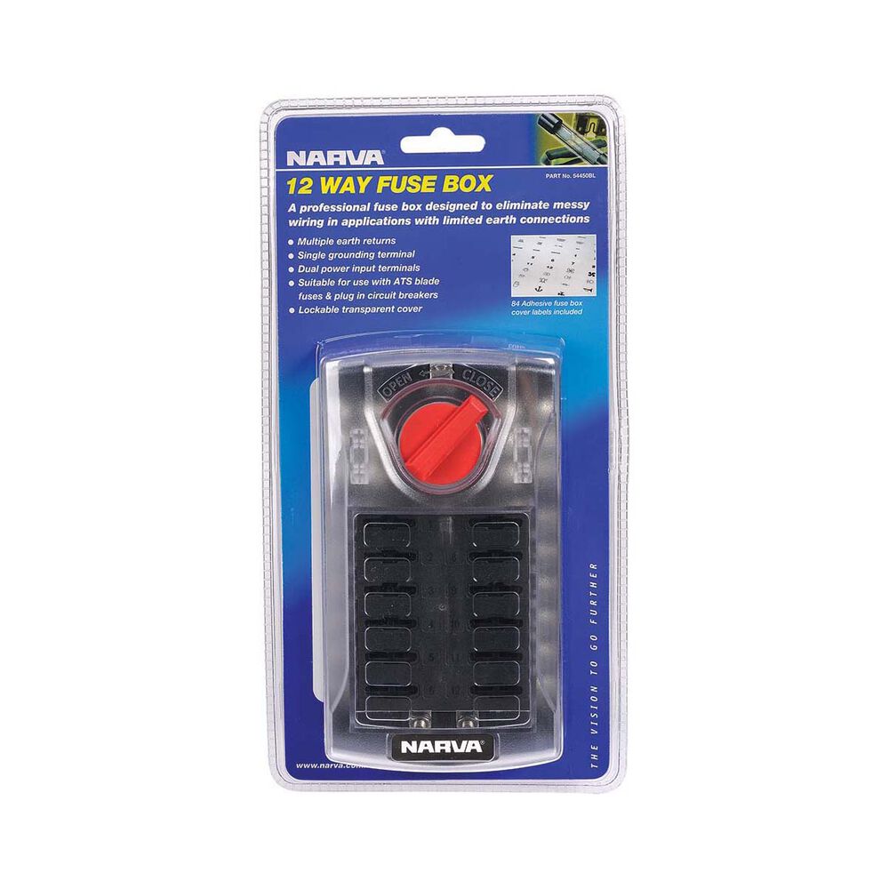 Narva 12 Way Fuse Box and Cover