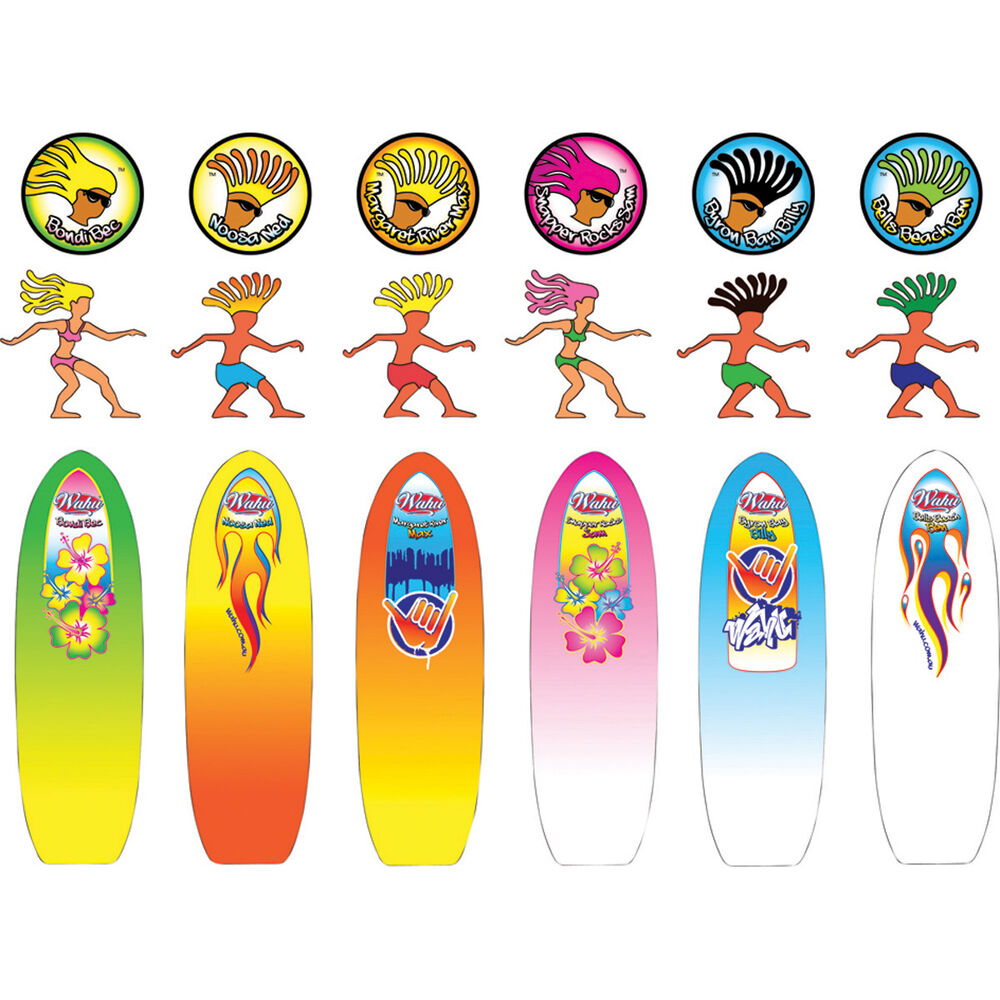 Wahu Surfer Dudes Toy Surfboard