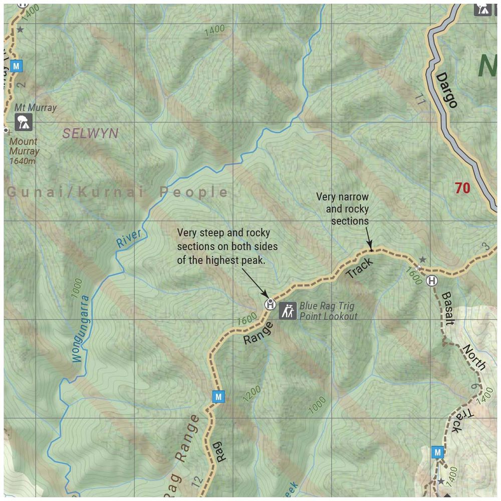 Hema High Country Vic - North West Map