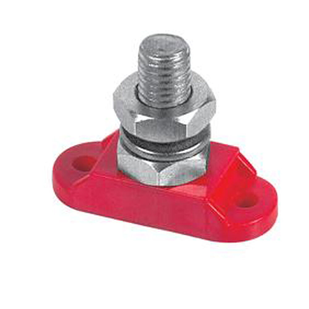 BEP Single Insulated 10mm Stud Red