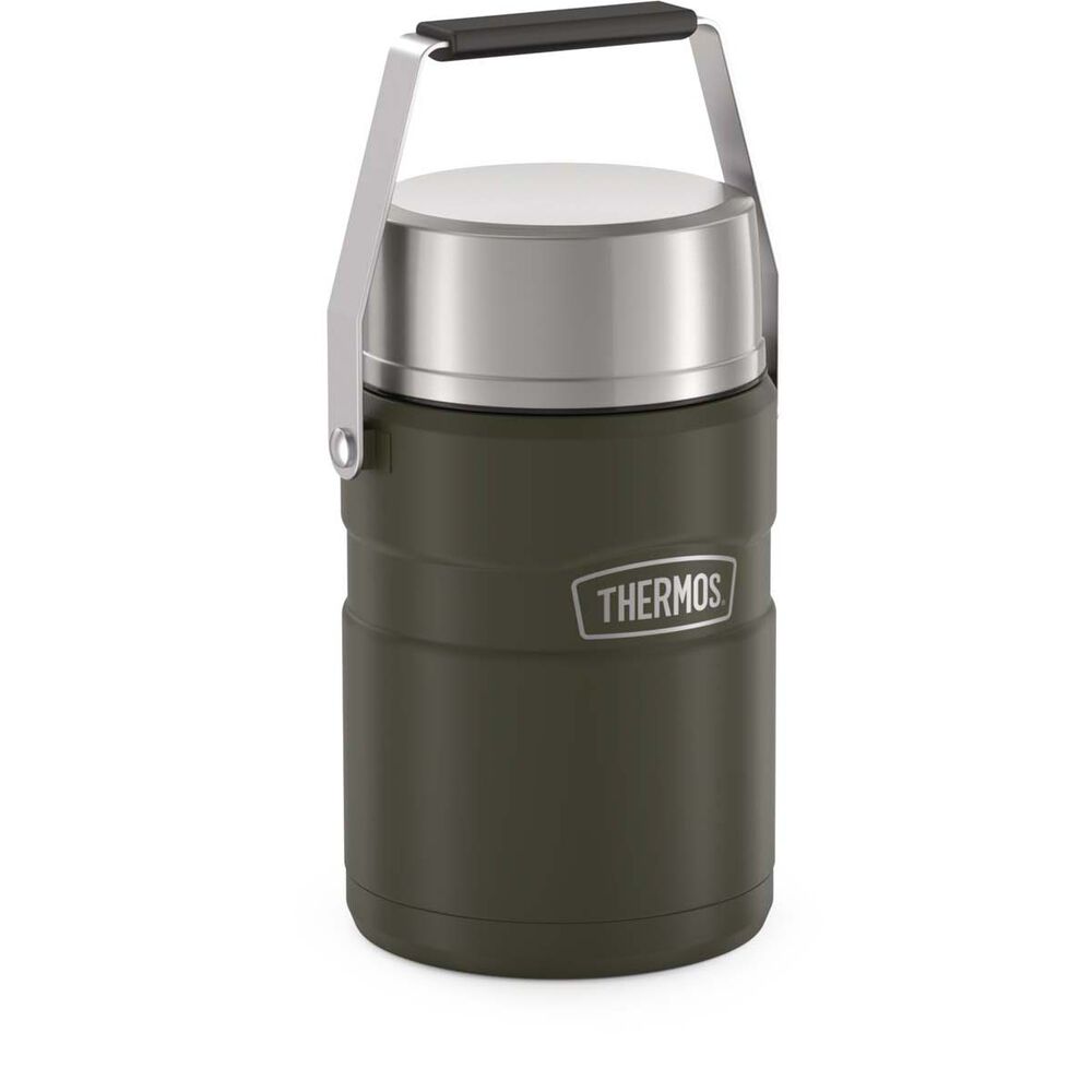 Thermos King Vacuum Insulated Food Jar 1.39L Matte Army