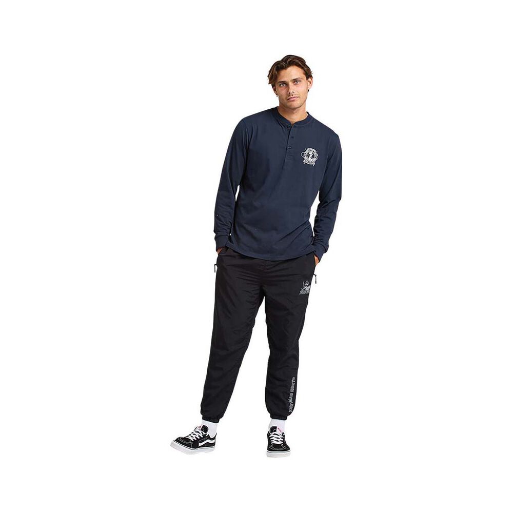 The Mad Hueys Men's Born to Fish Henley Long Sleeve Shirt