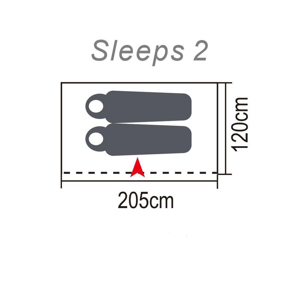 Wanderer Jak and Jill Dome Tent 2 Person