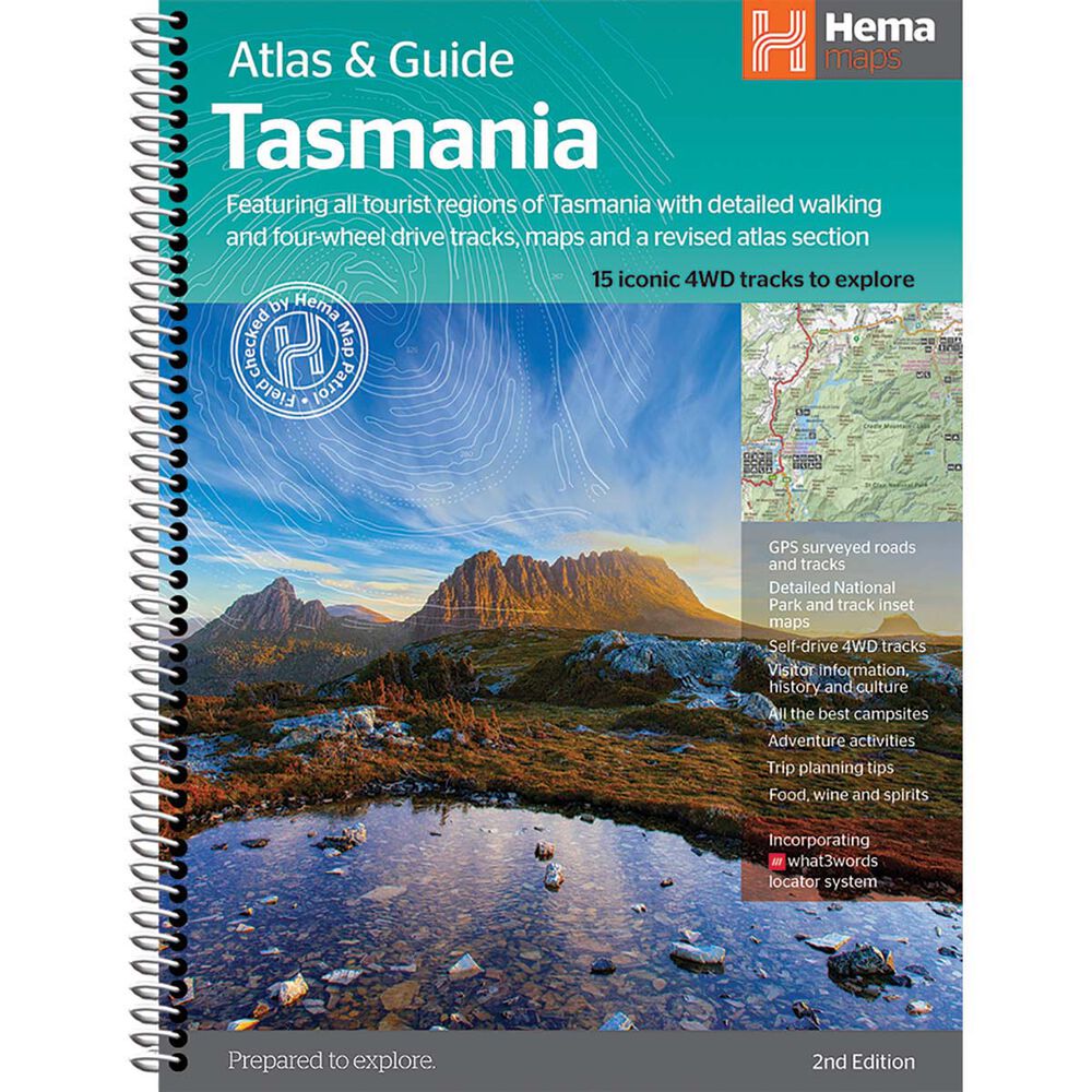 HEMA Tasmania Atlas Guide – 2nd Edition