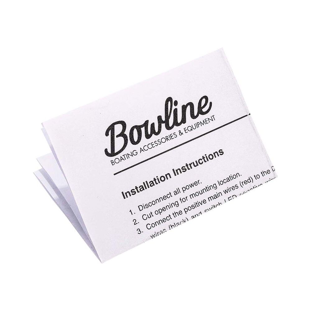 Bowline Switch Panel 2 Rocker LED Black